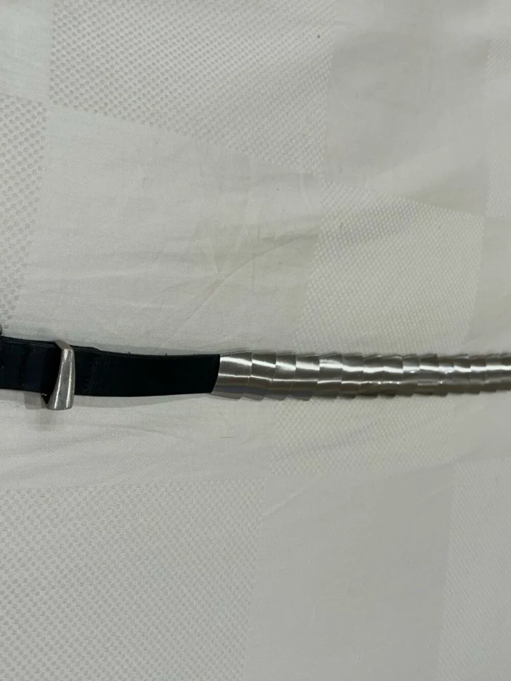 Edgy Metal and Leather Belt